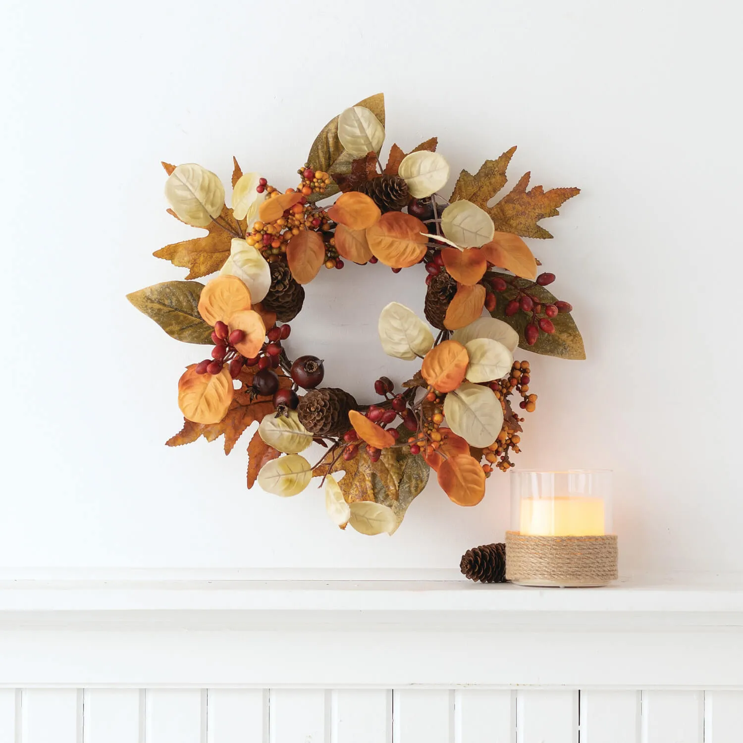 Fall Mixed Leaf Aceent Ring