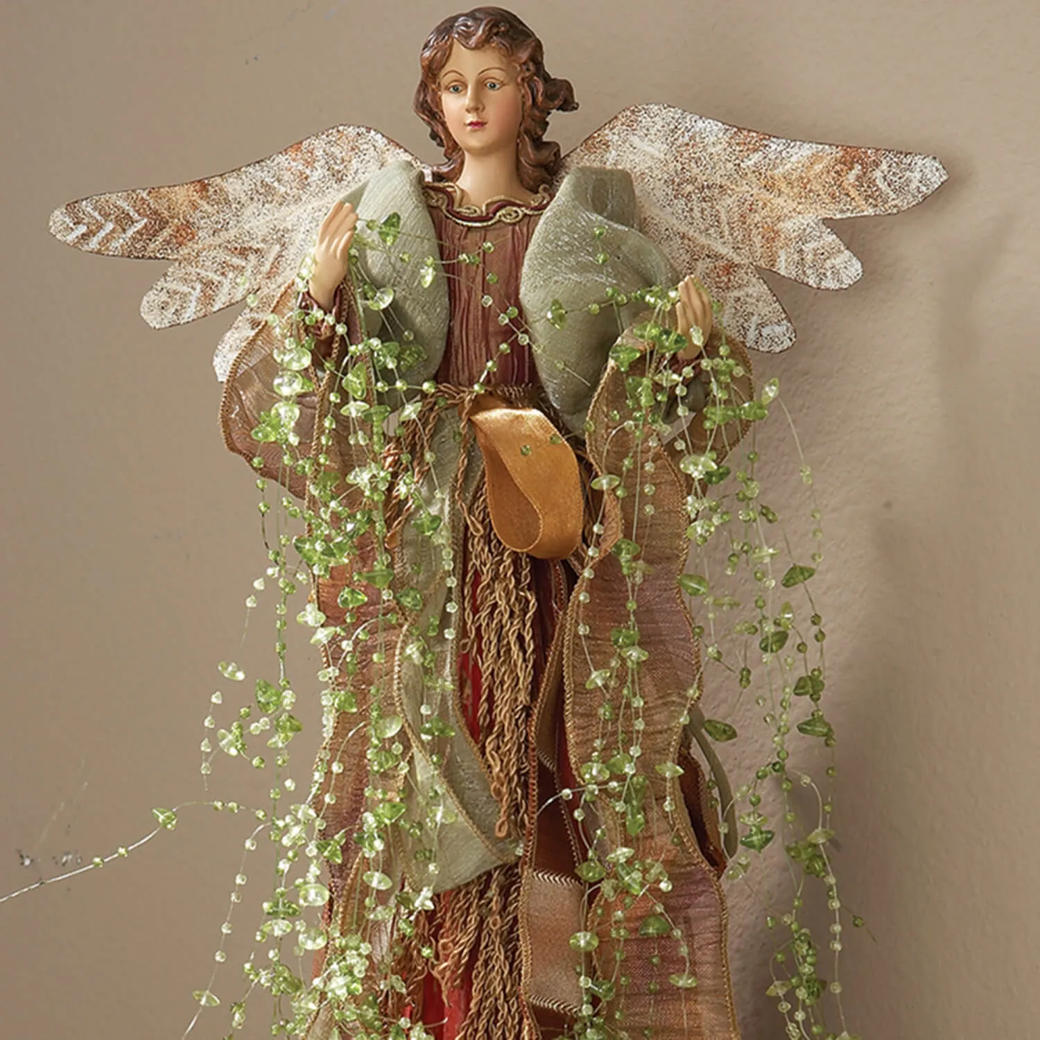 Green Bead Garland