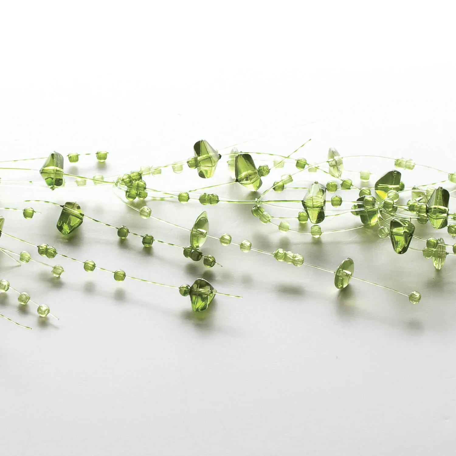 Green Bead Garland