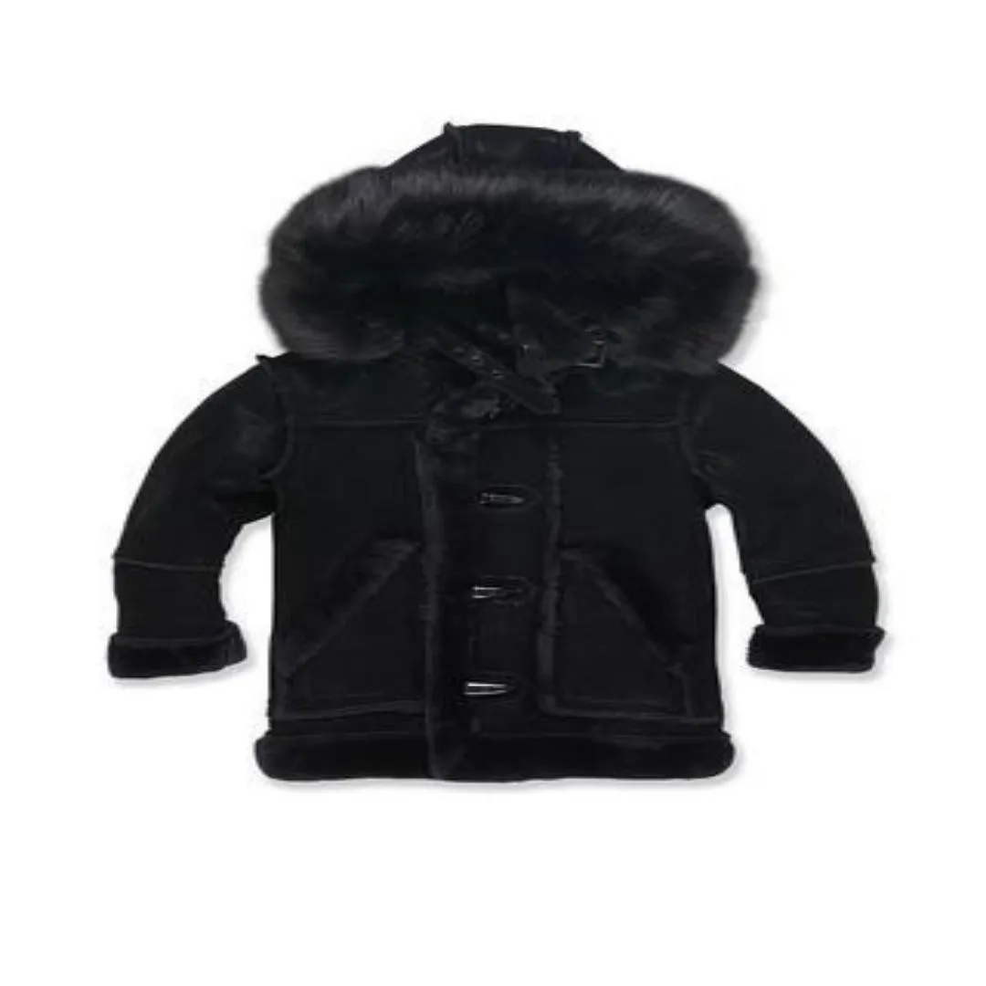 Jordan Craig LEGACY EDITION SHEARLING COAT Kids - BLACK