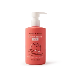Kids Bath | Tear Free Shampoo and Wash- Strawberry | Dabble and Dollop