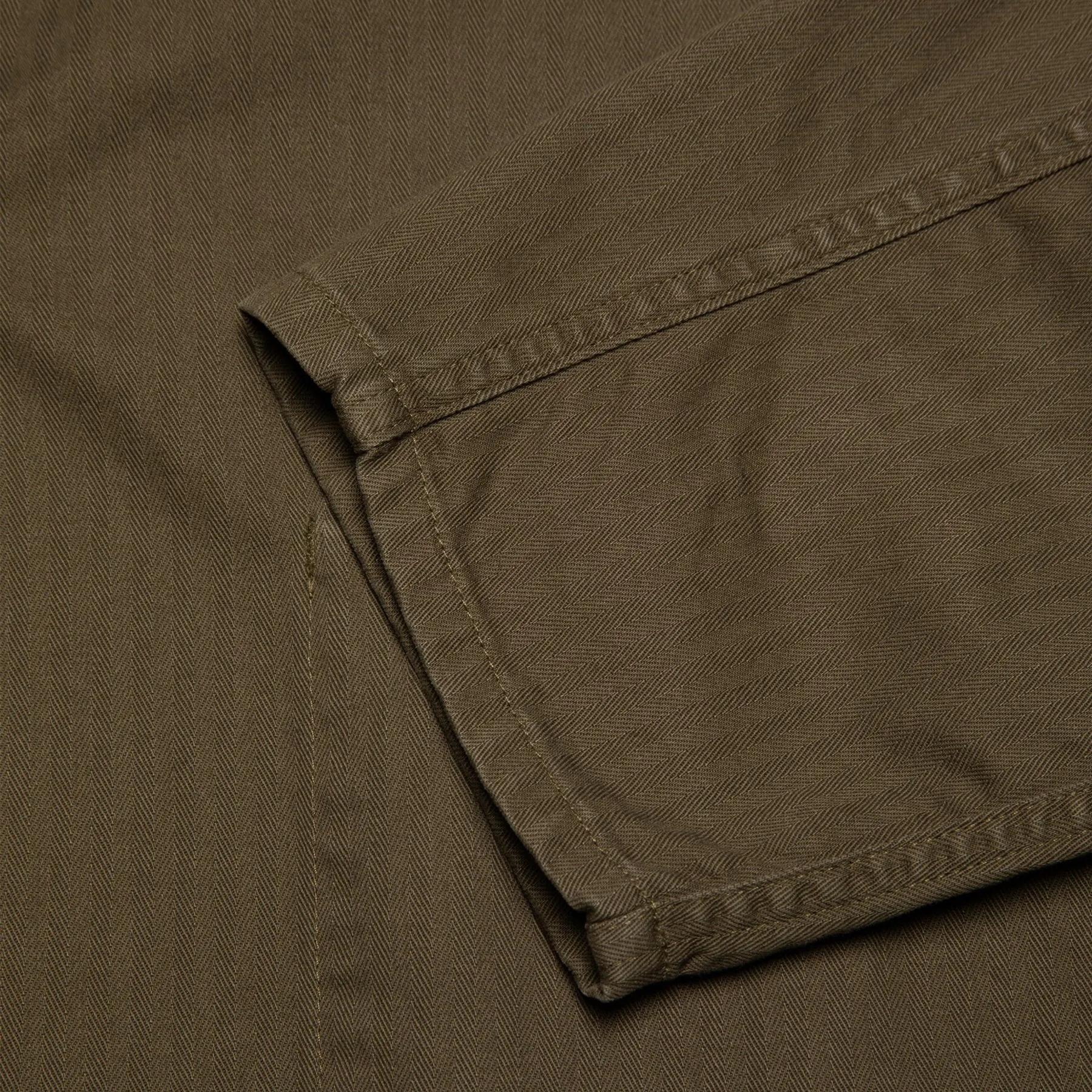 Nudie - Buddy Herringbone Chore Jacket Olive