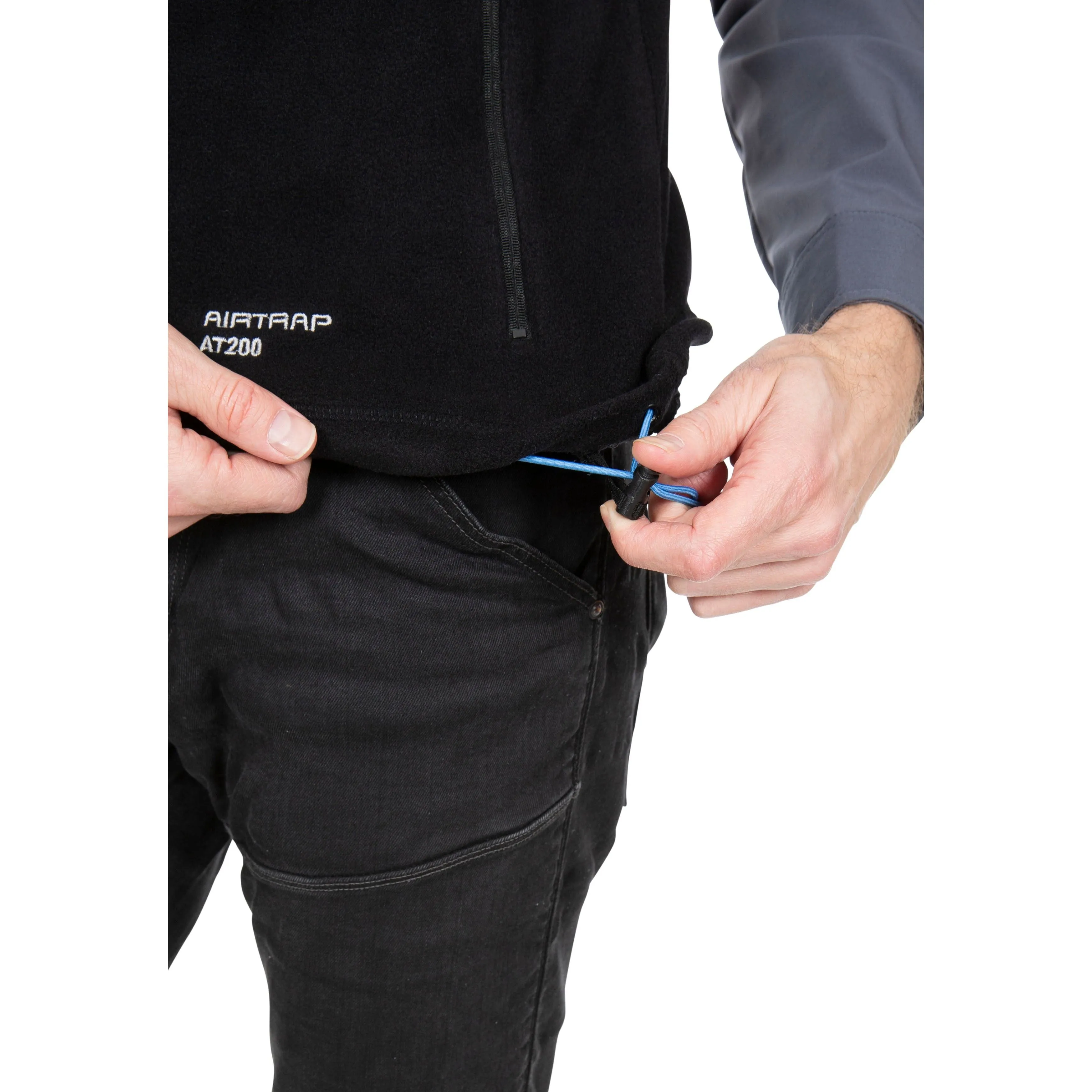 Othos 2 Mens Full Zip Fleece Gilet in Black Marl