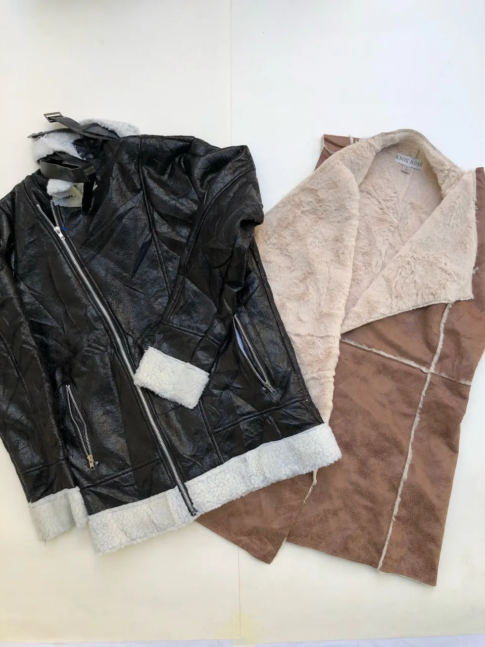 Vintage Style Suede Jackets- F-029, 9 piecesi